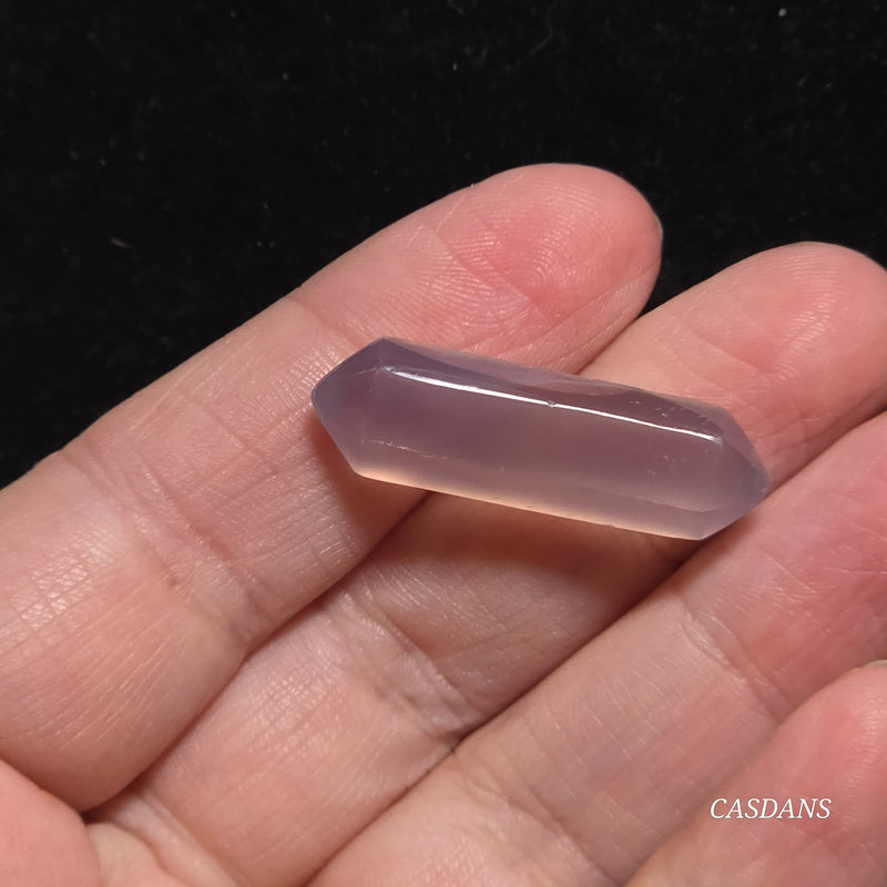 Purple Agate Double Terminated Point