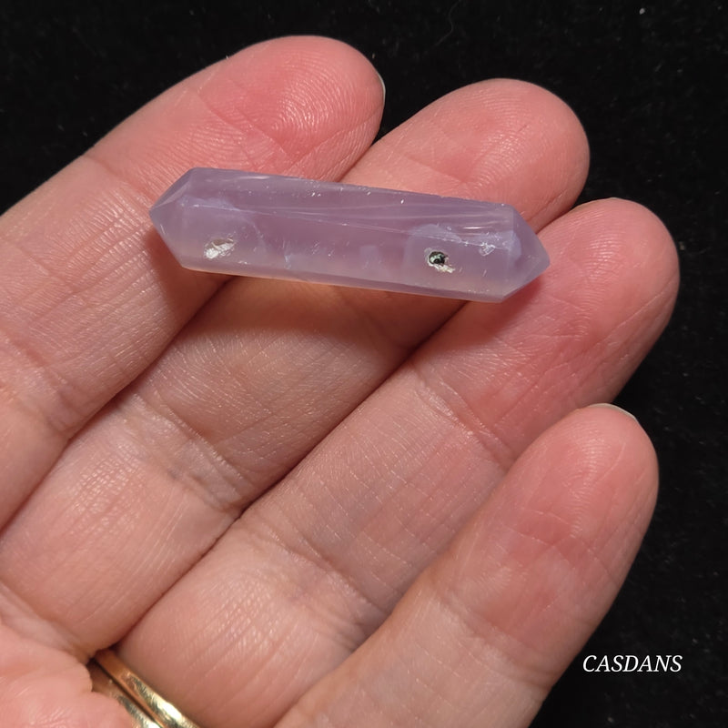 Purple Agate Double Terminated Point
