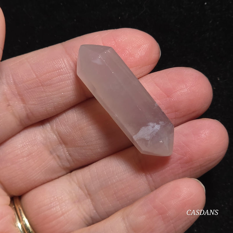 Purple Agate Double Terminated Point