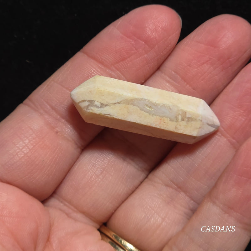 Flower Agate Double Terminated Point