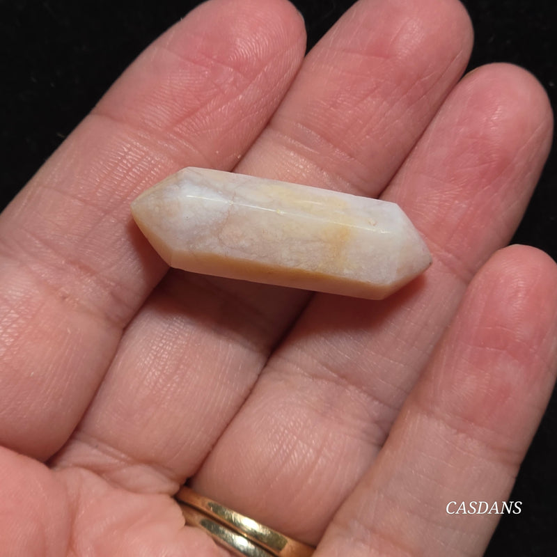 Flower Agate Double Terminated Point