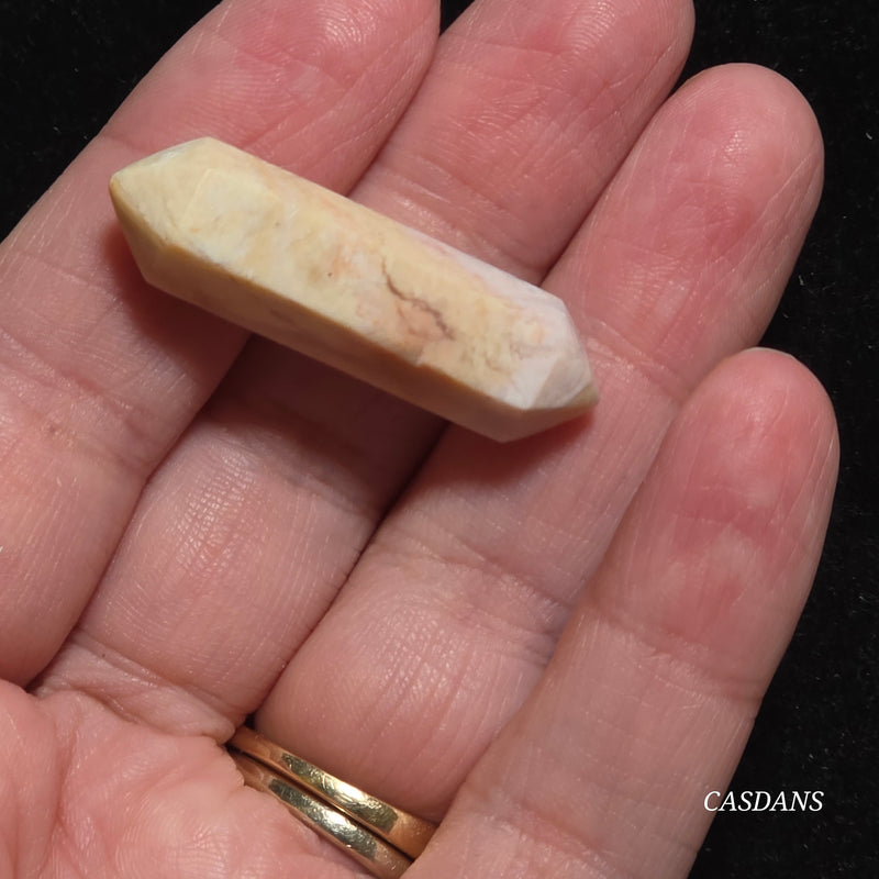 Flower Agate Double Terminated Point