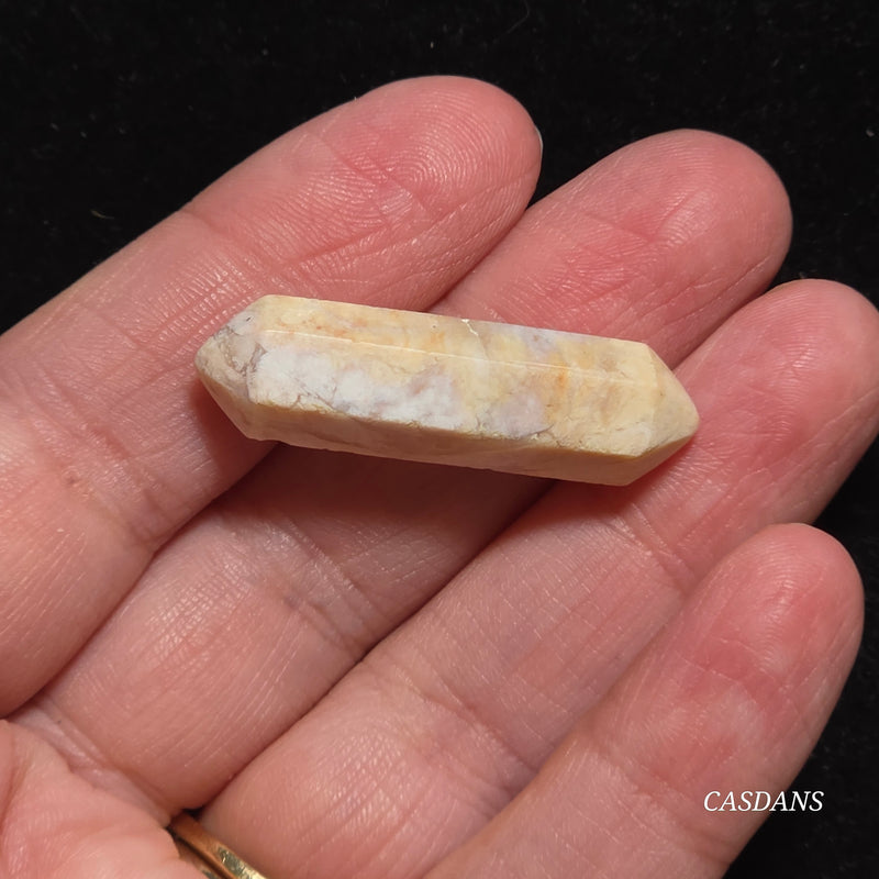 Flower Agate Double Terminated Point
