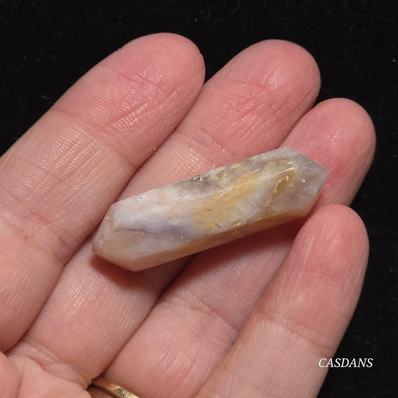 Flower Agate Double Terminated Point