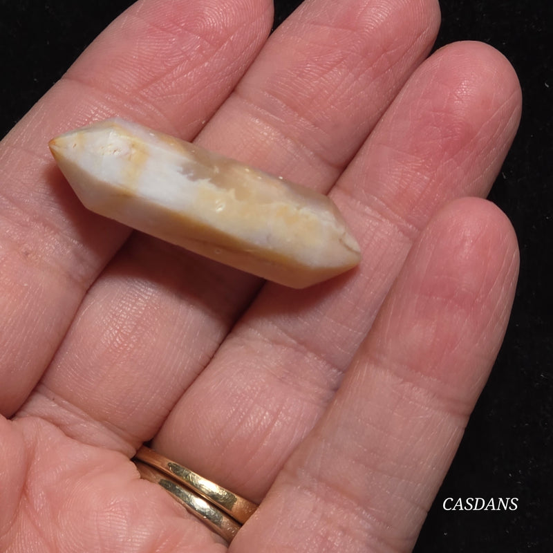 Flower Agate Double Terminated Point