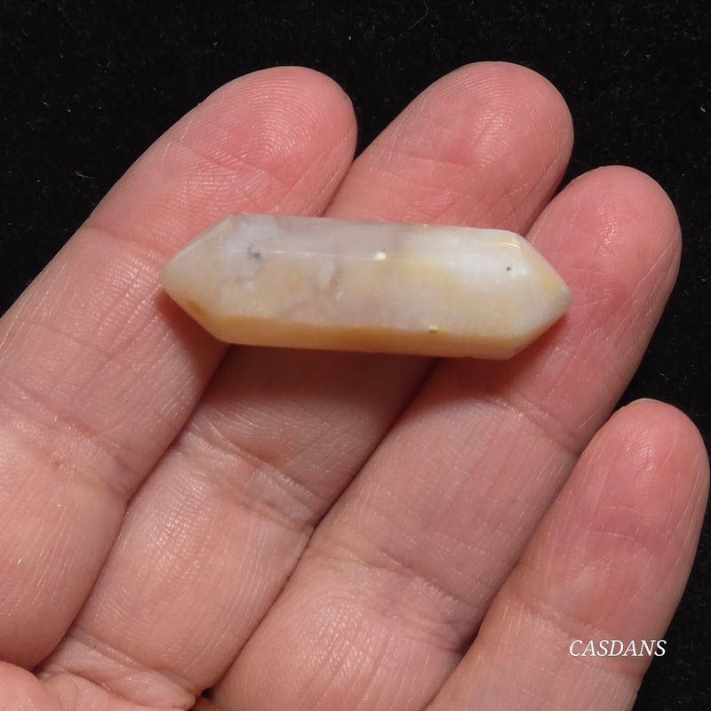 Flower Agate Double Terminated Point