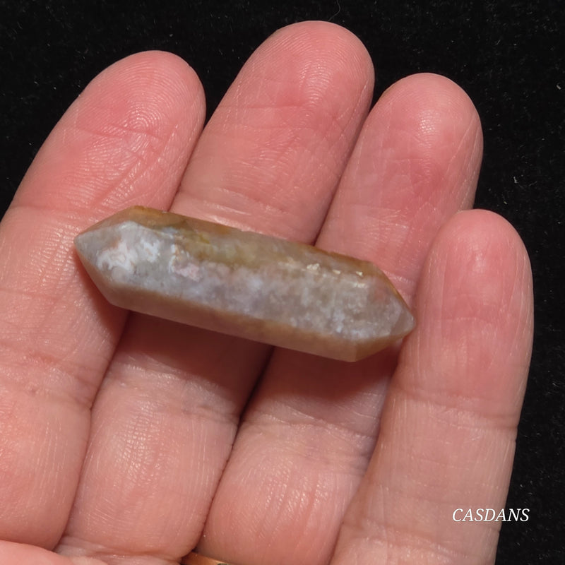 Flower Agate Double Terminated Point