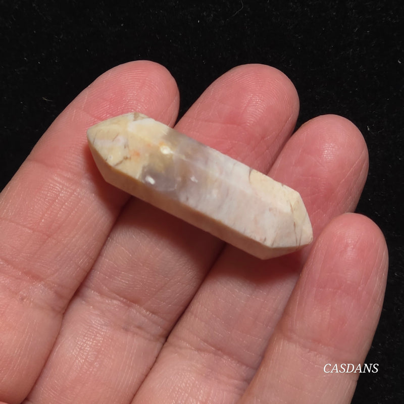 Flower Agate Double Terminated Point