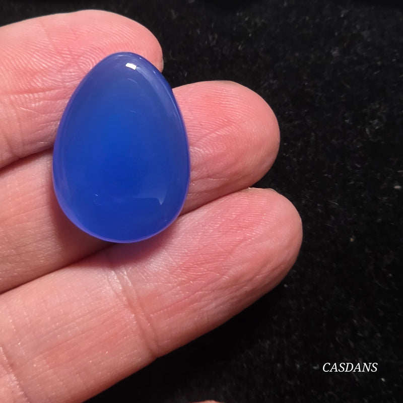 Blue Onyx Cabochon