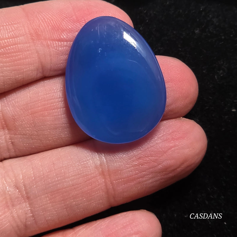 Blue Onyx Cabochon