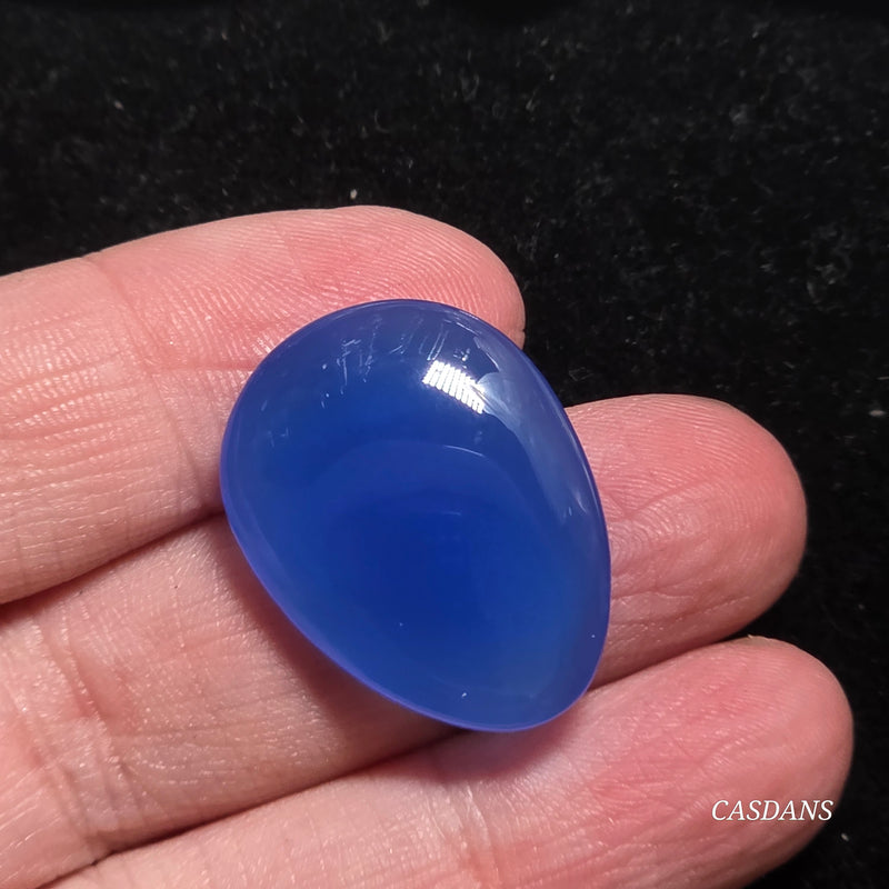 Blue Onyx Cabochon