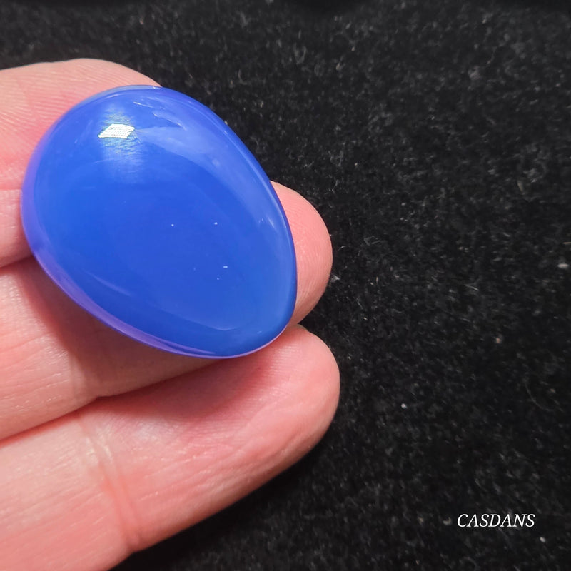 Blue Onyx Cabochon