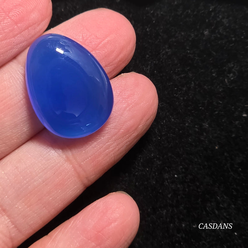 Blue Onyx Cabochon