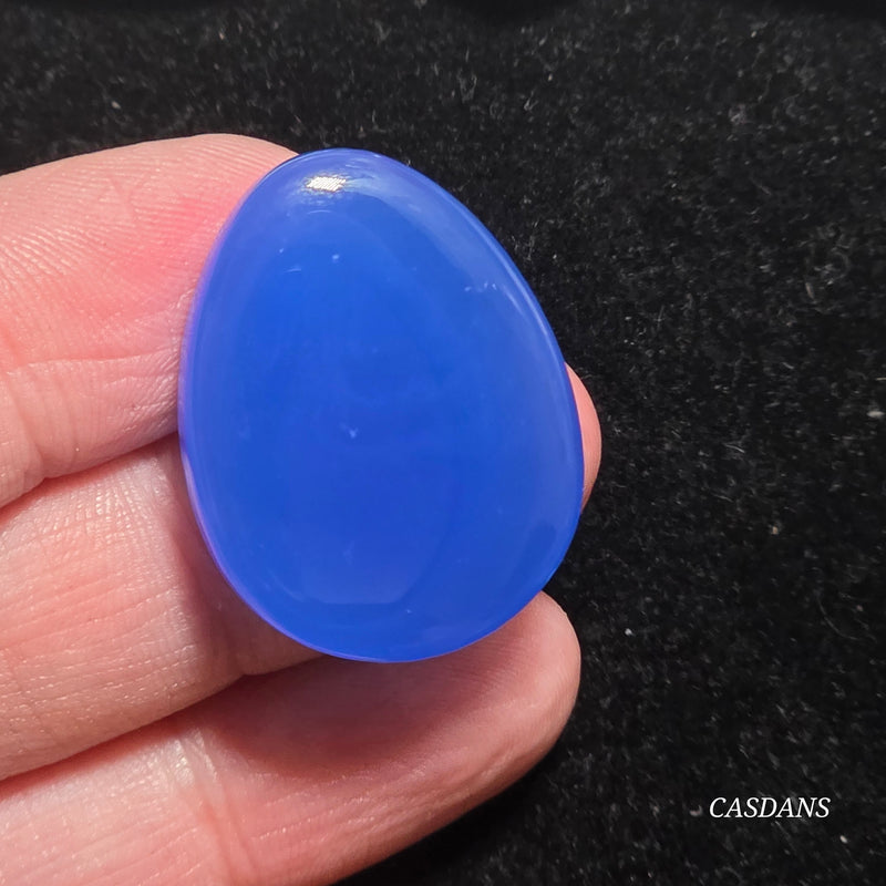 Blue Onyx Cabochon