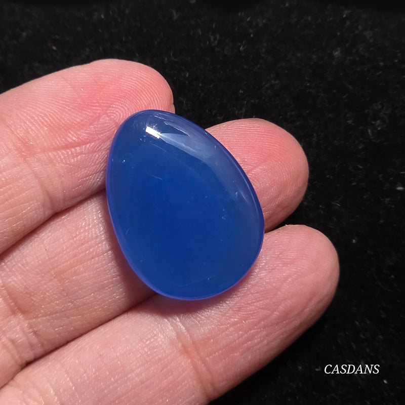 Blue Onyx Cabochon