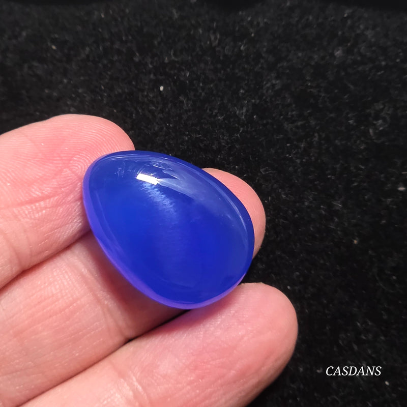 Blue Onyx Cabochon