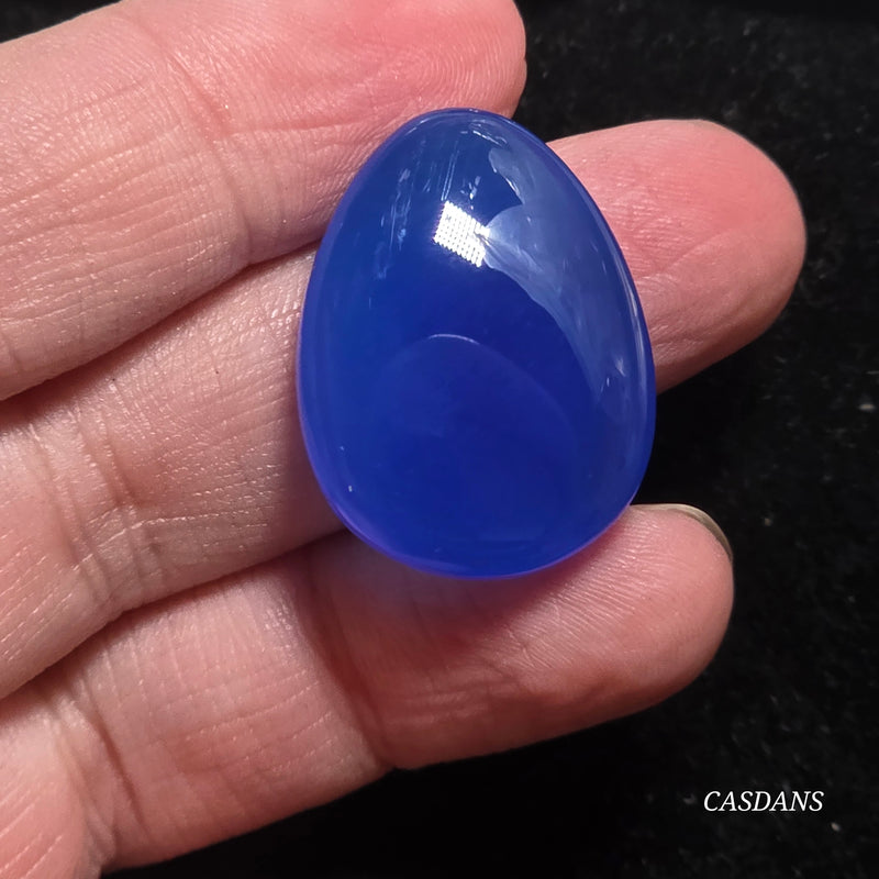 Blue Onyx Cabochon