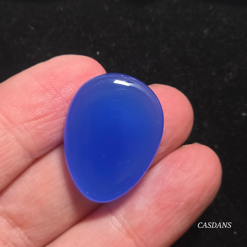 Blue Onyx Cabochon