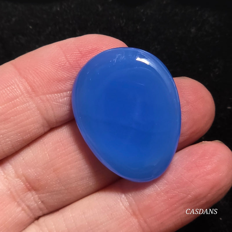 Blue Onyx Cabochon