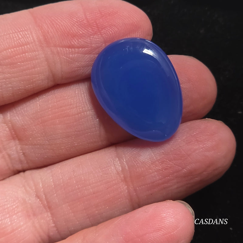 Blue Onyx Cabochon