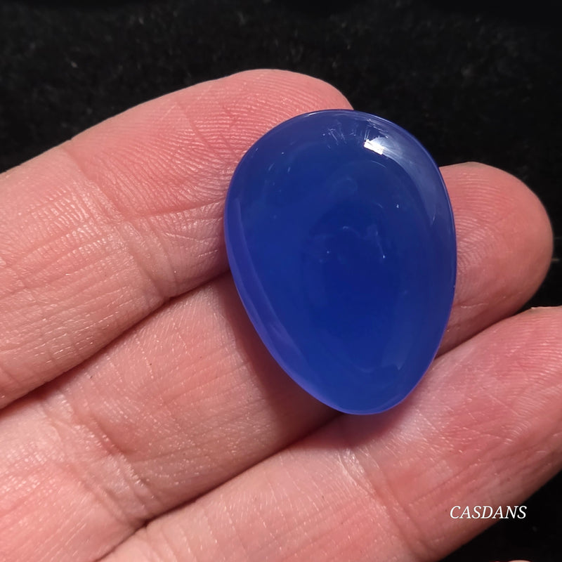 Blue Onyx Cabochon