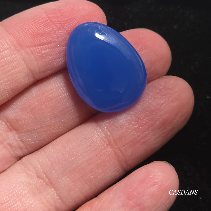Blue Onyx Cabochon