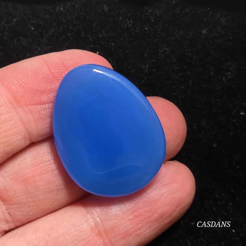 Blue Onyx Cabochon