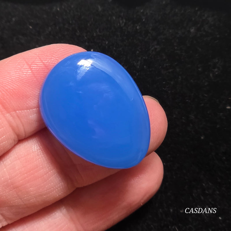 Blue Onyx Cabochon