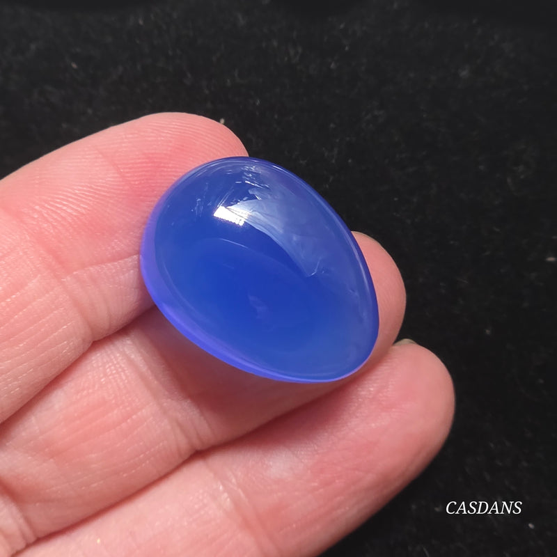 Blue Onyx Cabochon