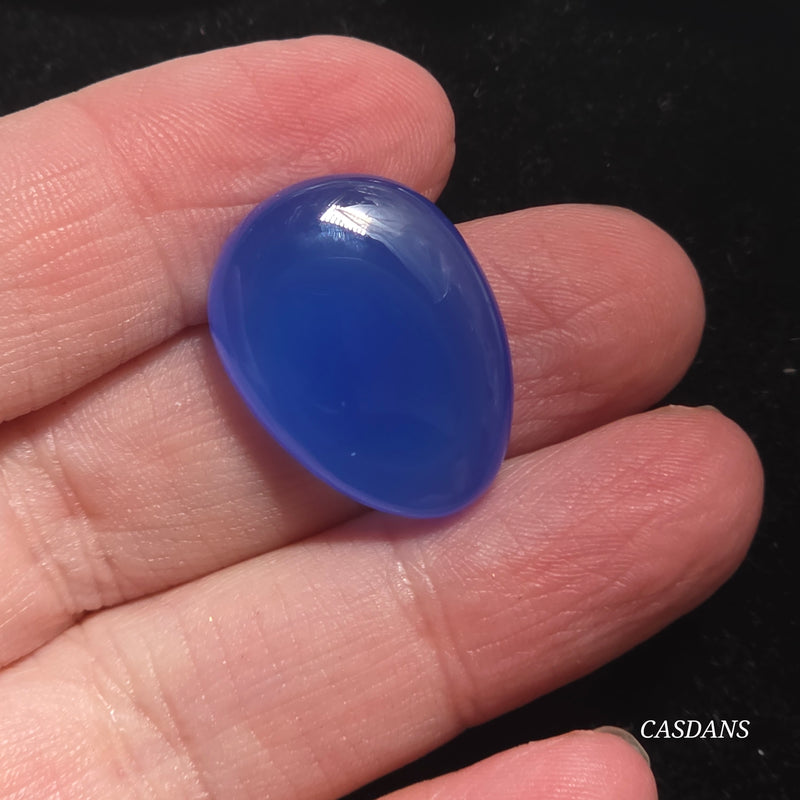 Blue Onyx Cabochon