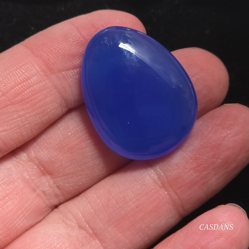 Blue Onyx Cabochon