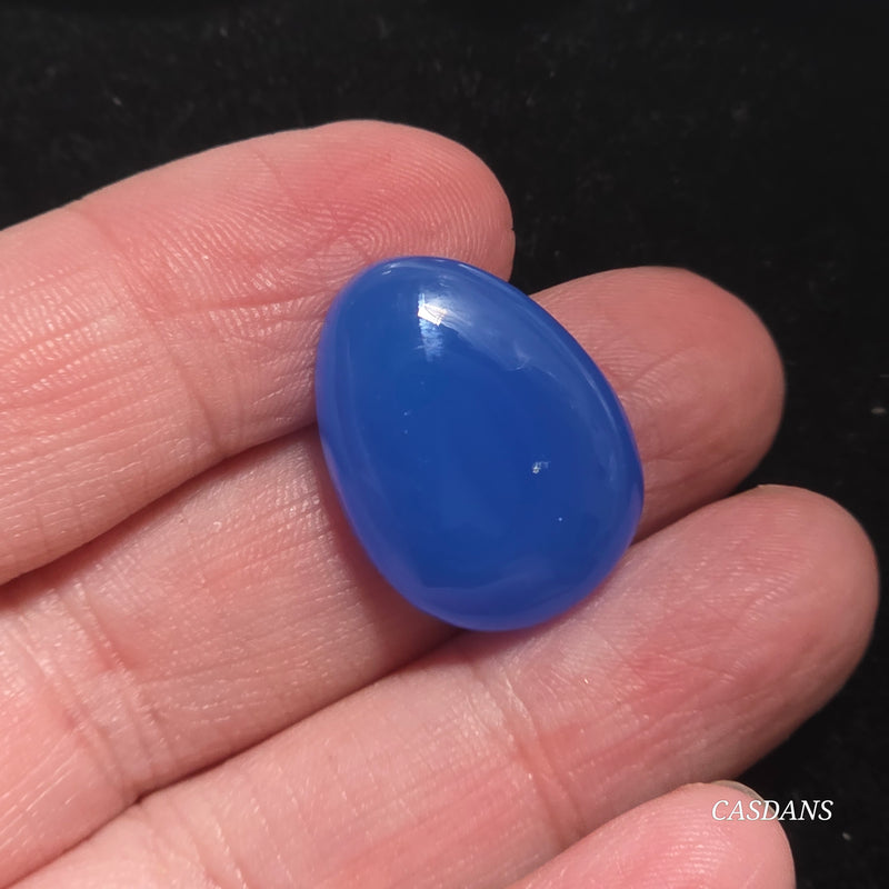 Blue Onyx Cabochon