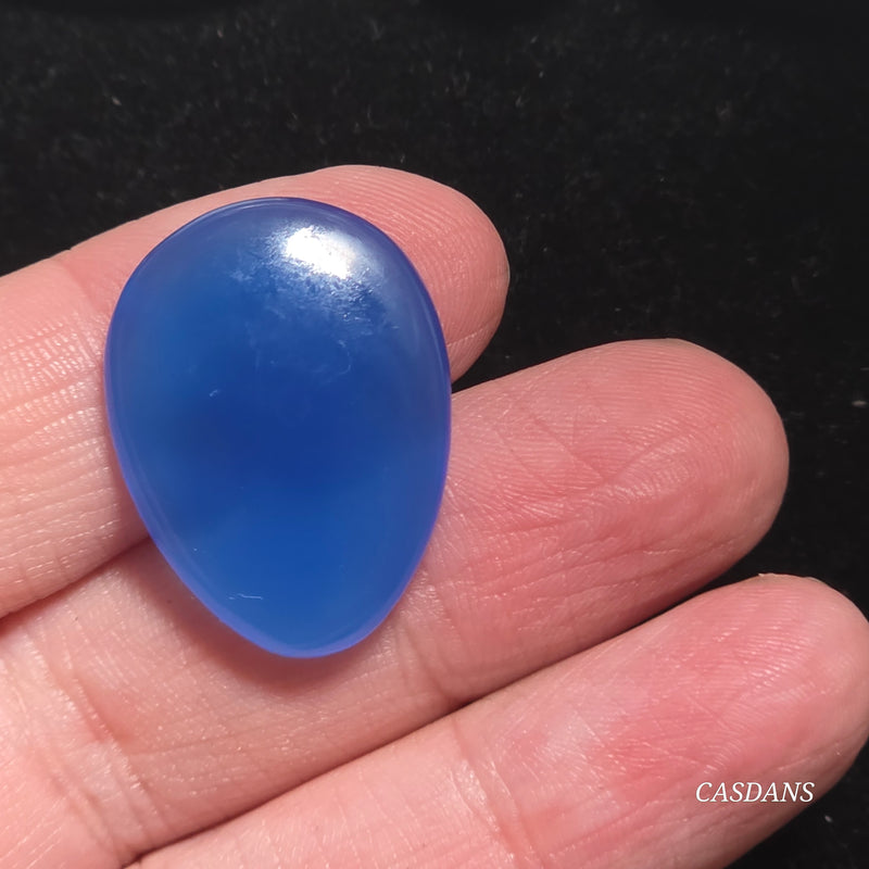 Blue Onyx Cabochon