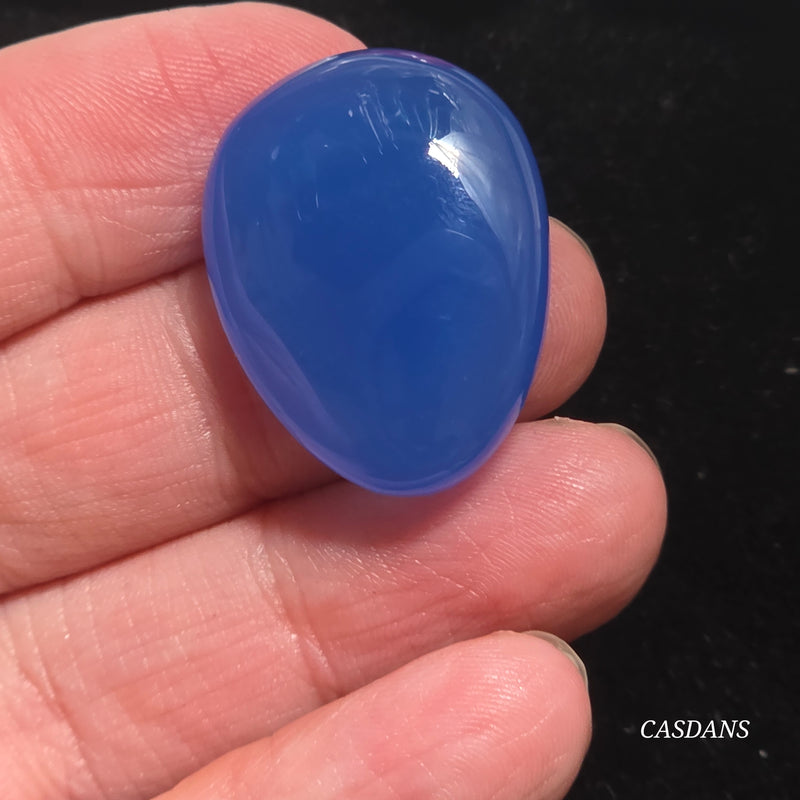 Blue Onyx Cabochon
