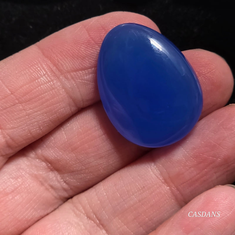 Blue Onyx Cabochon