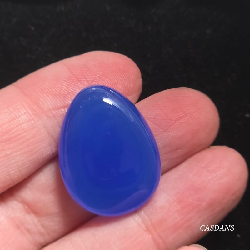 Blue Onyx Cabochon