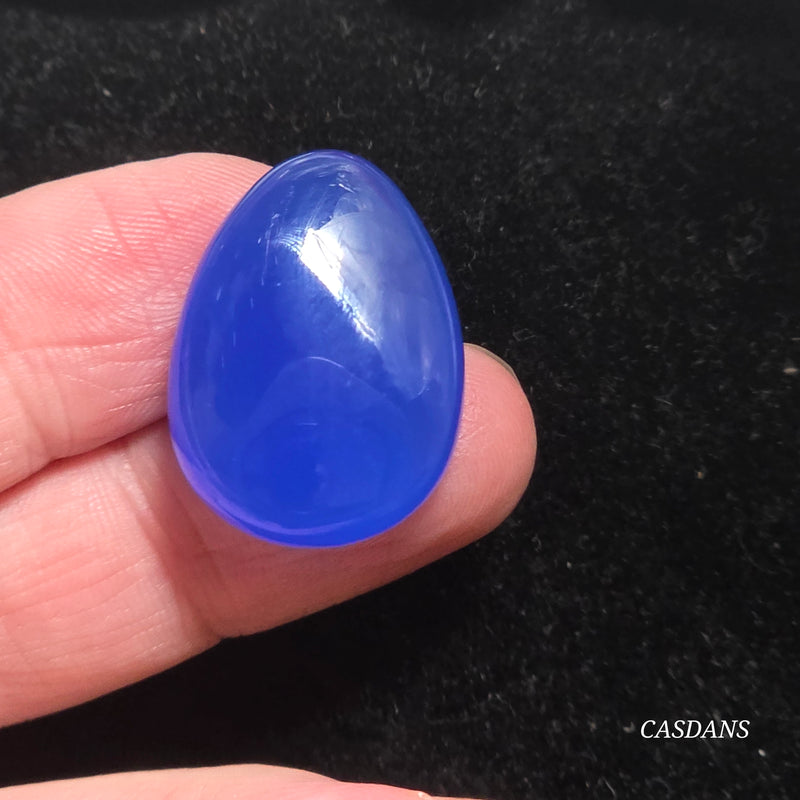 Blue Onyx Cabochon