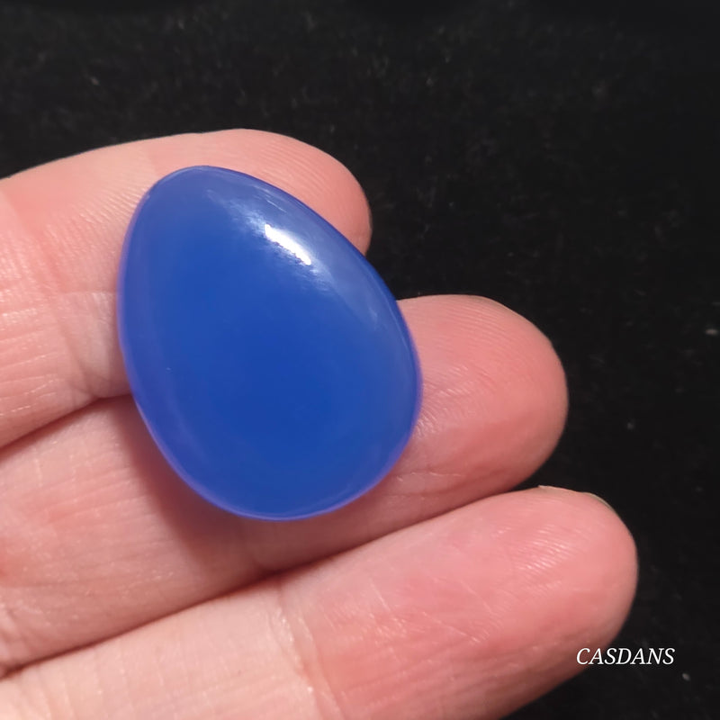 Blue Onyx Cabochon