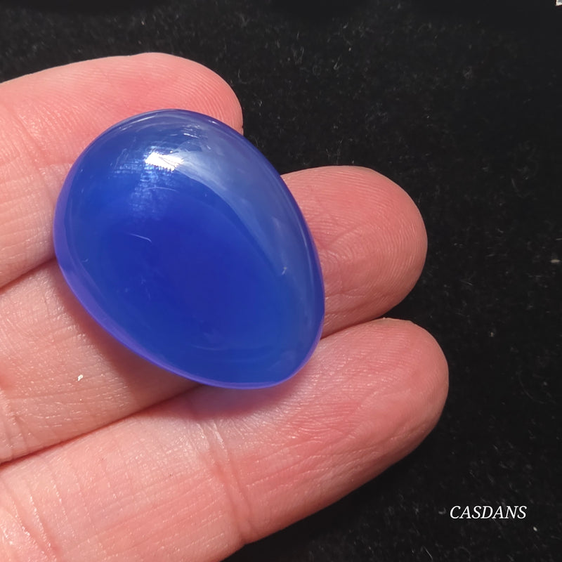 Blue Onyx Cabochon