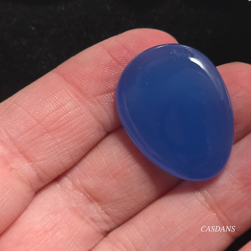 Blue Onyx Cabochon