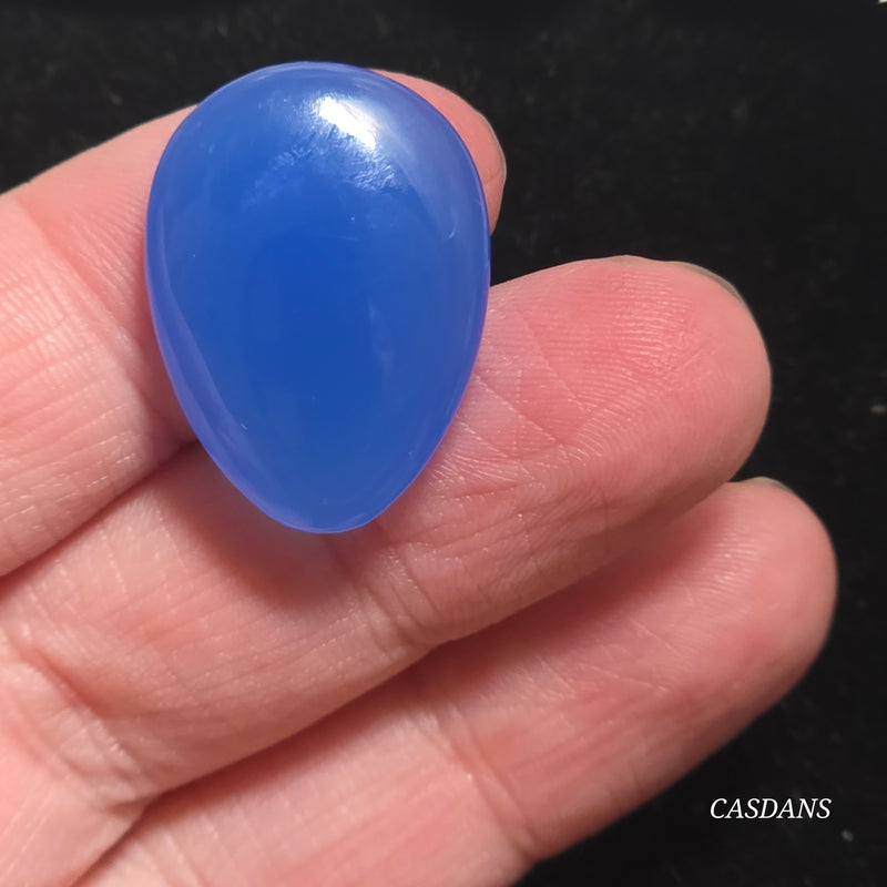 Blue Onyx Cabochon