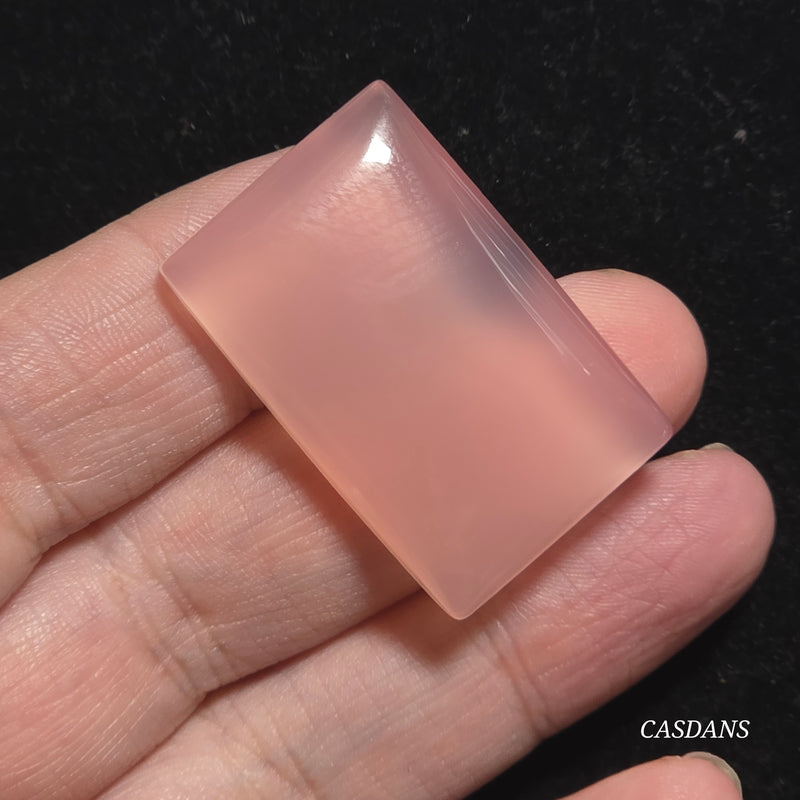 Pink Onyx Cabochon