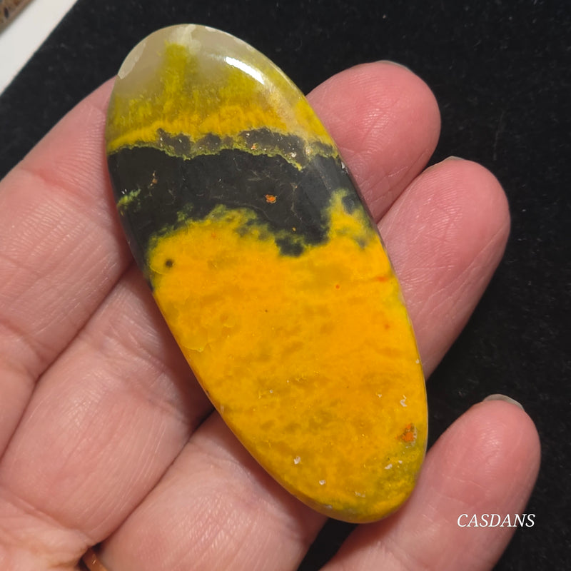 Bumblebee Jasper Cabochon