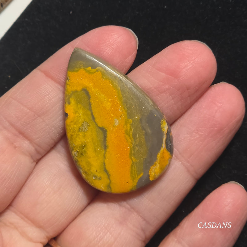 Bumblebee Jasper Cabochon