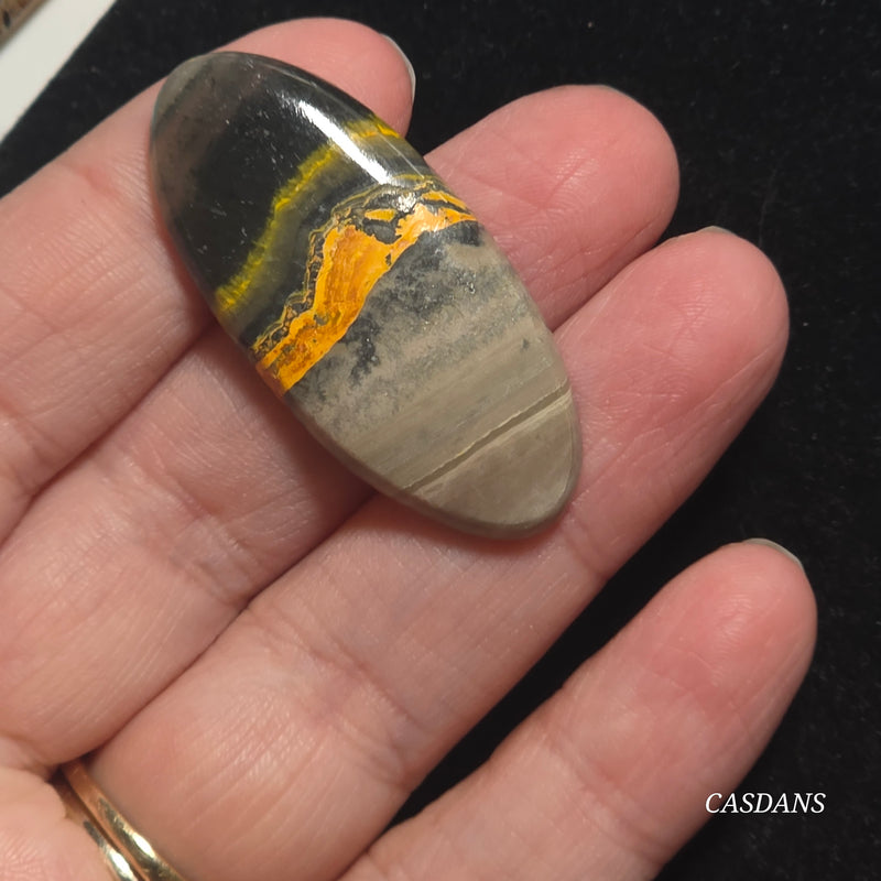 Bumblebee Jasper Cabochon