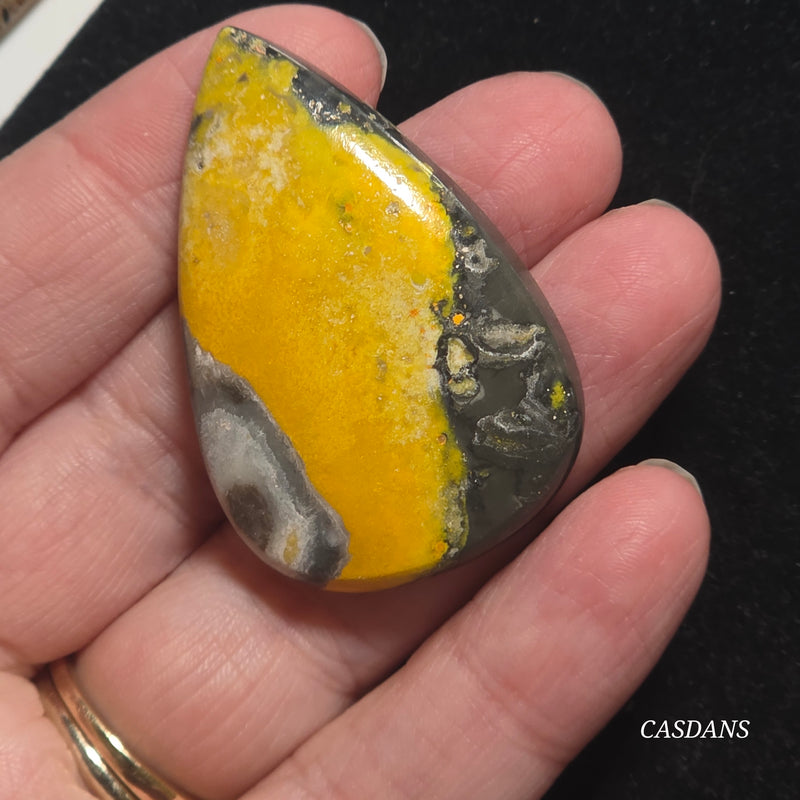 Bumblebee Jasper Cabochon