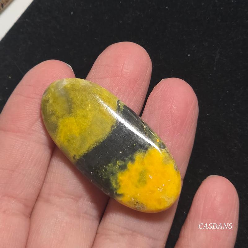 Bumblebee Jasper Cabochon