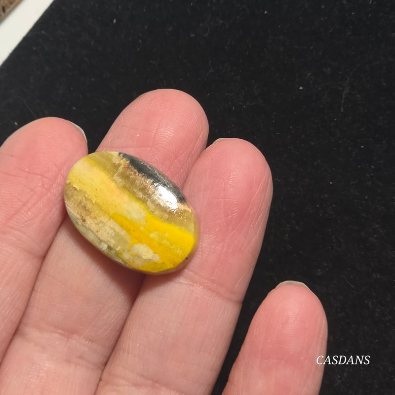 Bumblebee Jasper Cabochon