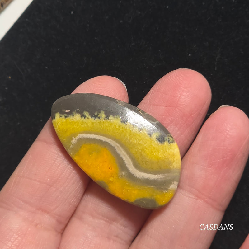 Bumblebee Jasper Cabochon