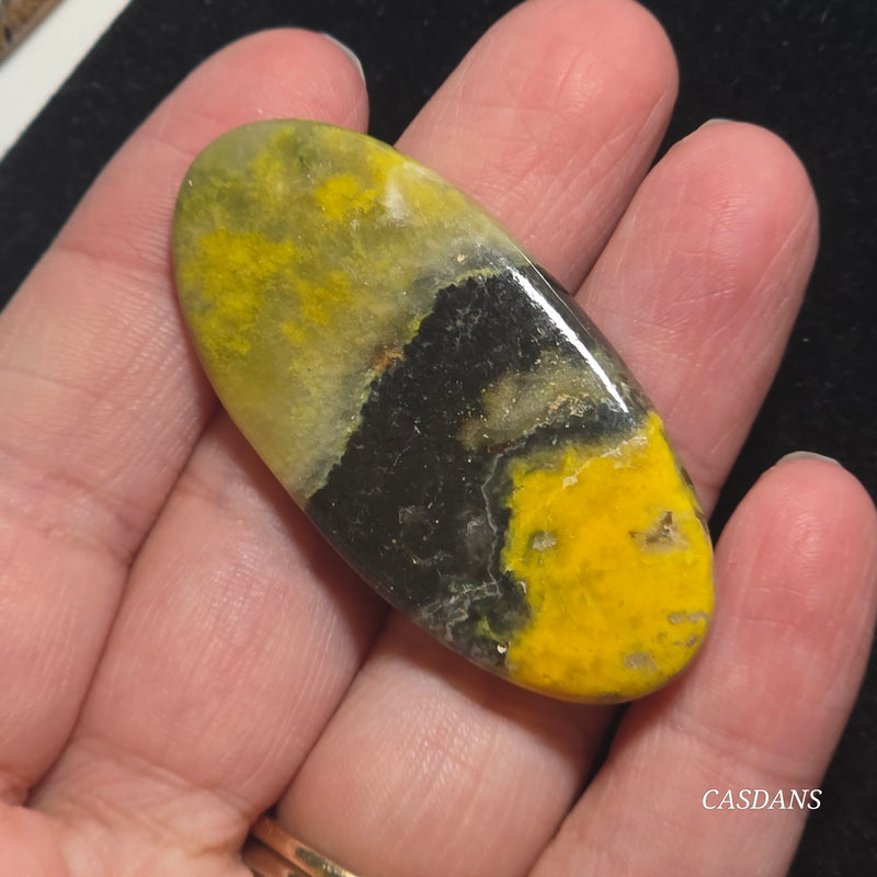 Bumblebee Jasper Cabochon